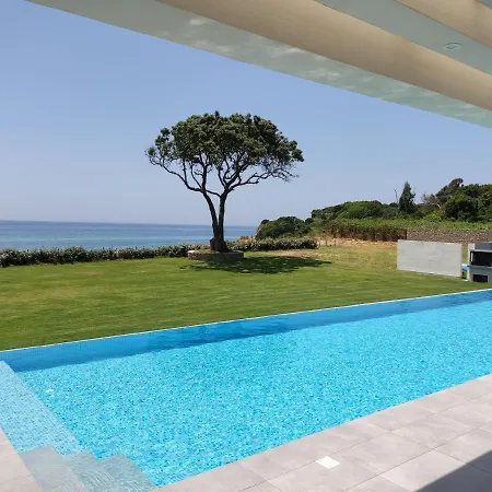 ヴィラ Seafront Nafsika - Private Heated Infinity Pool - Direct Access To The - Play Area *