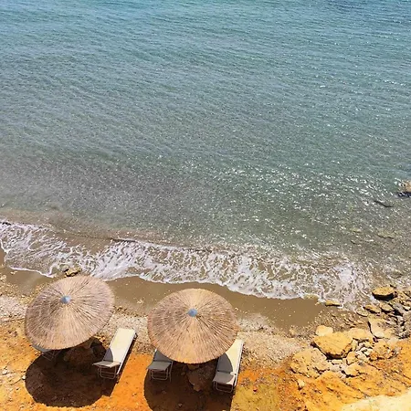 Seafront Nafsika - Private Heated Infinity Pool - Direct Access To The - Play Area Villa Halikounas